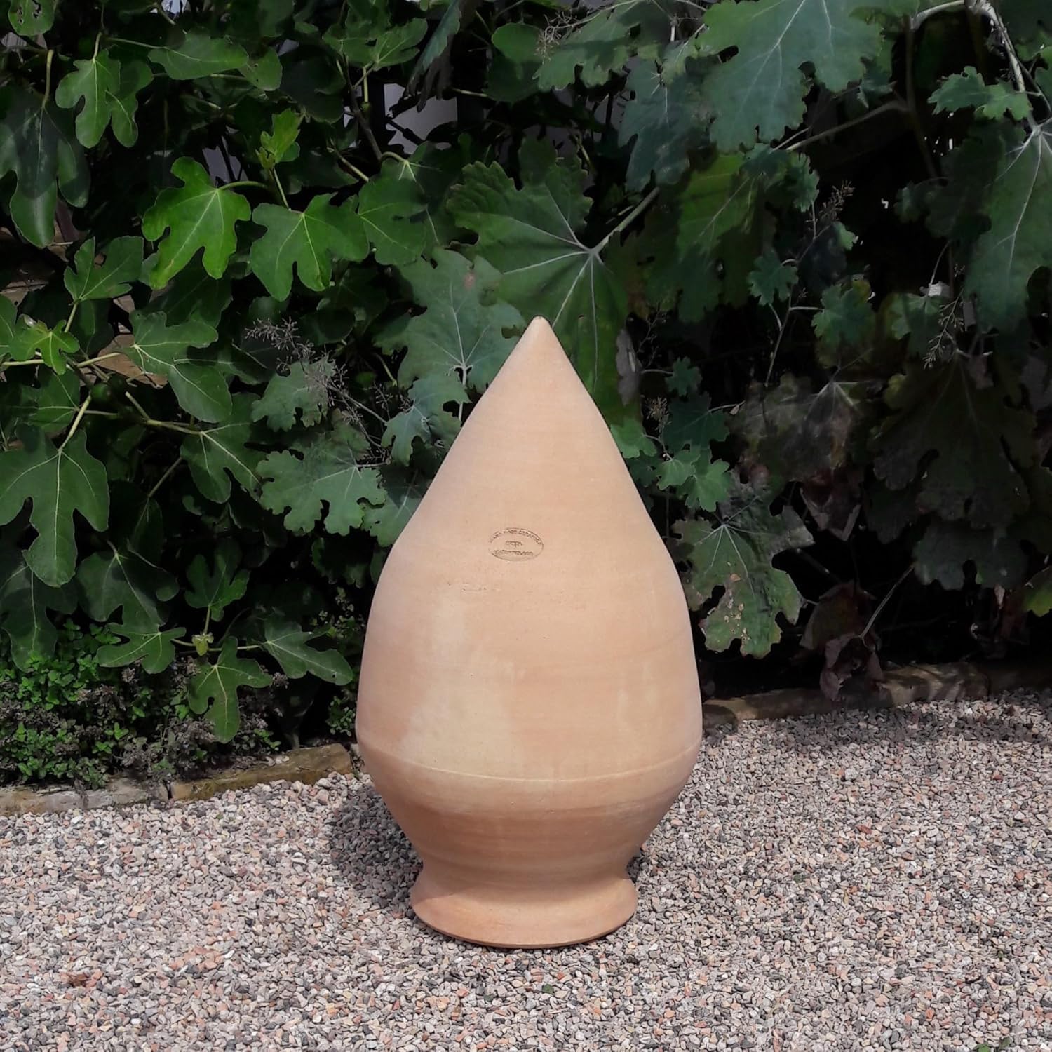 Palatina Werkstatt Exklusive Terracotta Amphore liegend Vitex 60cm – 100% handgefertigtes Unikat – Verleihen Sie Ihrem Garten- & Innenbereich unwiderstehlichen Charme