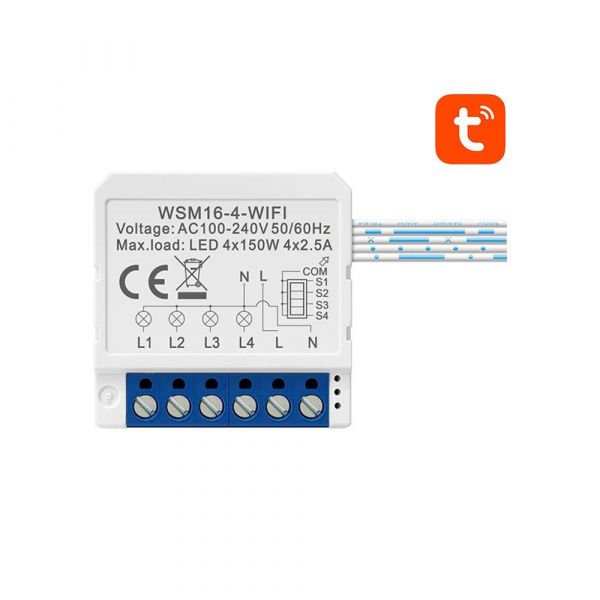 AVATTO Relé Smart Switch N-WSM16-W4