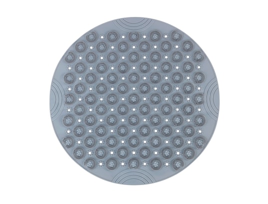 WENKO - Tapis de bain Tapis de massage pour la douche - gris