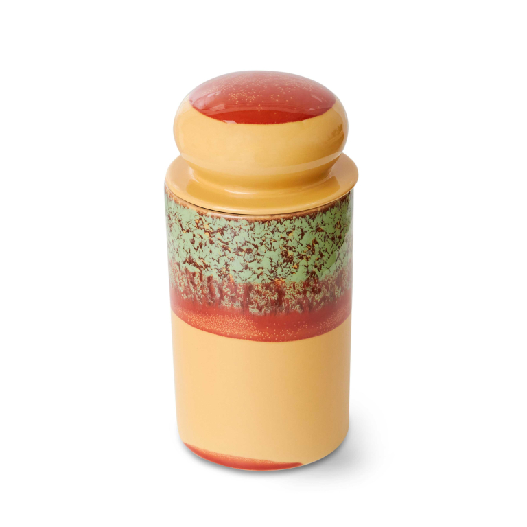 HKliving 70's Ceramic voorraadpot yeti