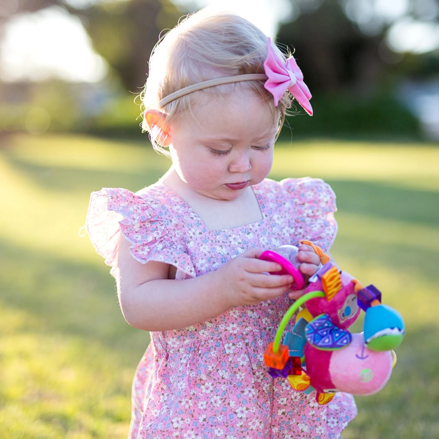 playgro Toy Box Pferd Klipp Klapp, pink