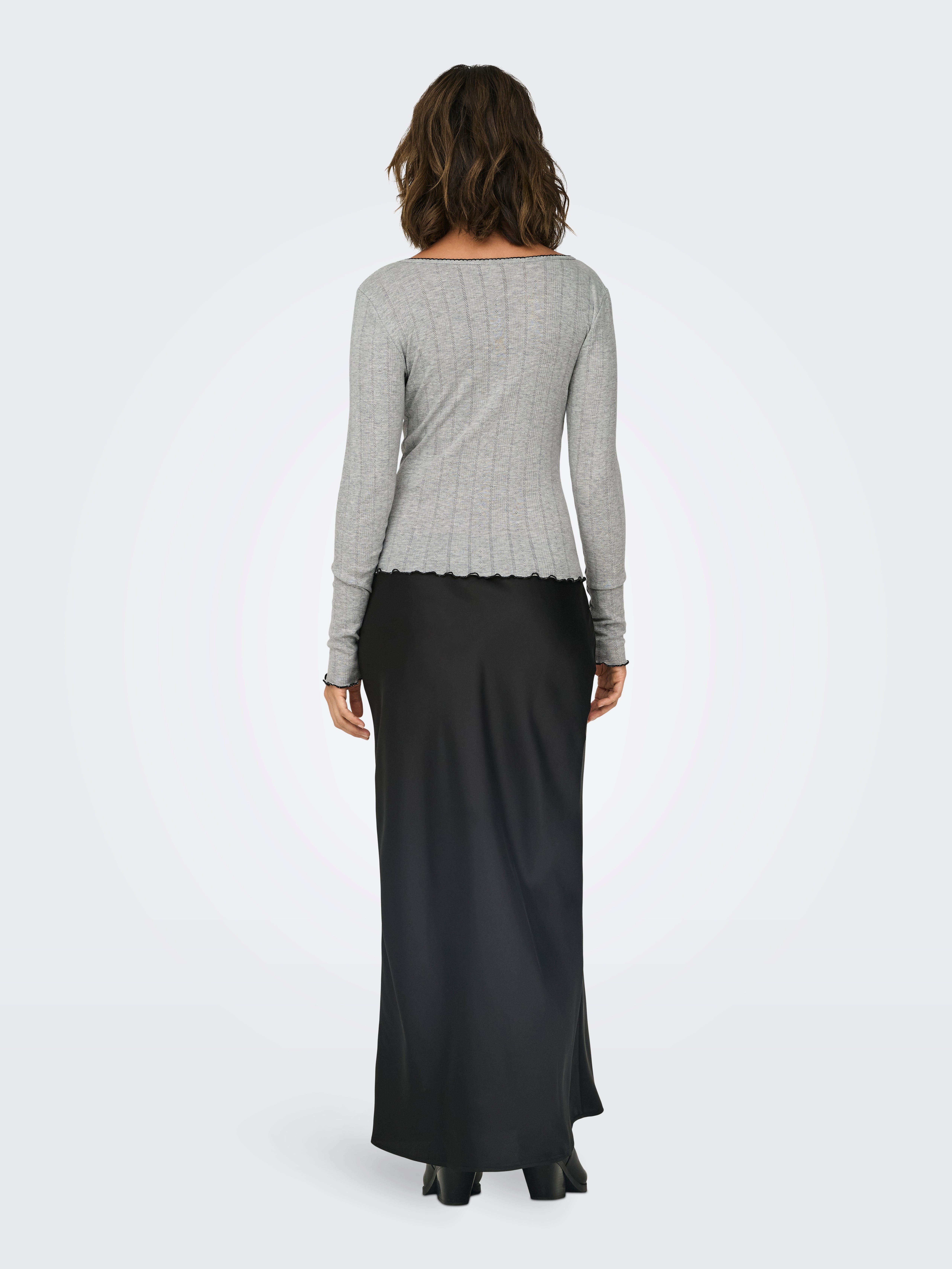 ONLTENNA Top Light Grey Melange
