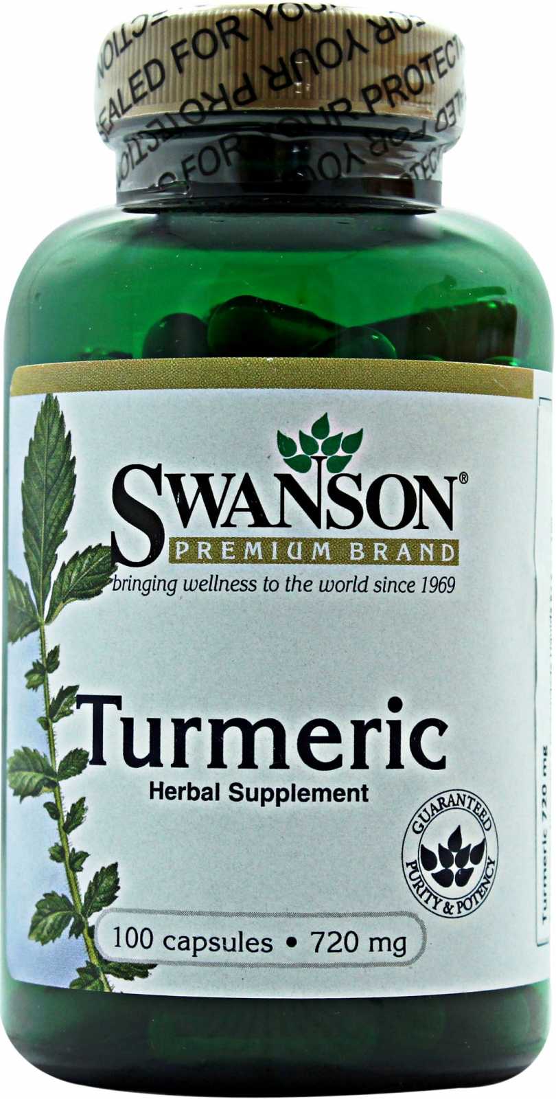Swanson Cúrcuma 720 mg 100 cápsulas