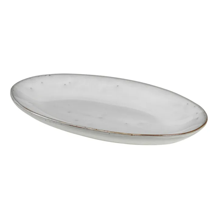 Broste Copenhagen Plat ovale Nordic Sand | Gris clair