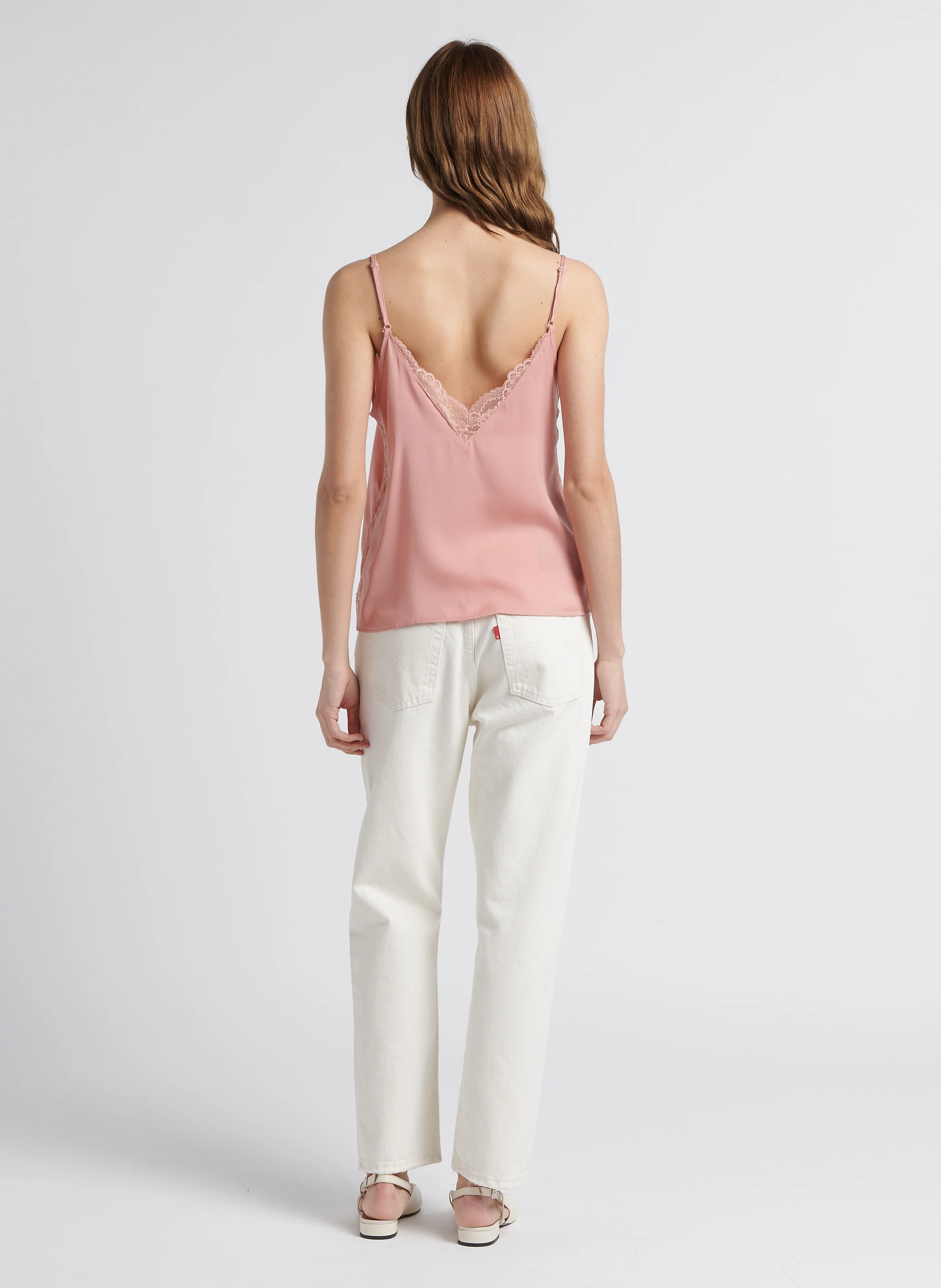 DILA - Caraco en dentelle| Rose