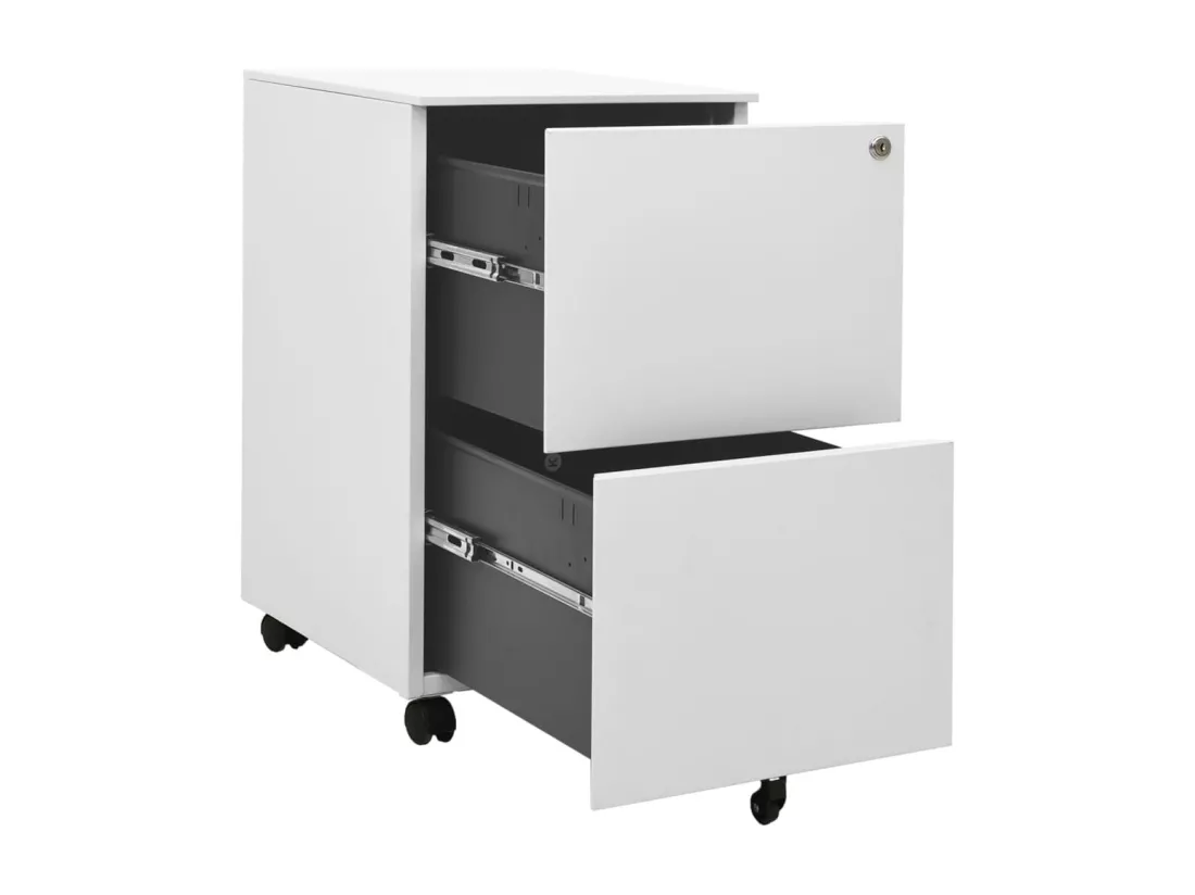 Classeur mobile Gris clair 39x45x67 Acier
