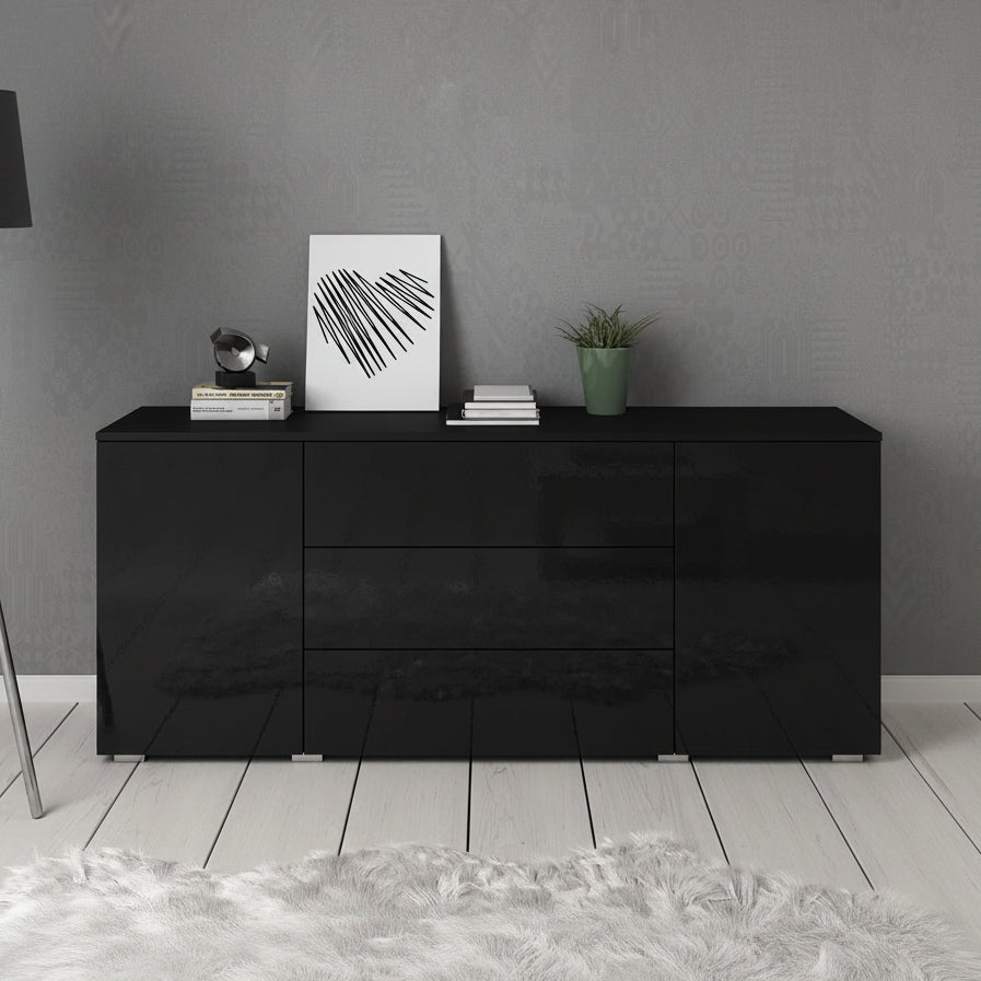 Pure - Dressoir - Zwart - 150x39x68 cm