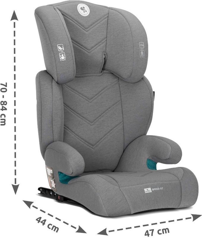 Lorelli - Speed GT - Autostoel - Black - Isofix - Geschikt voor 100-150 cm