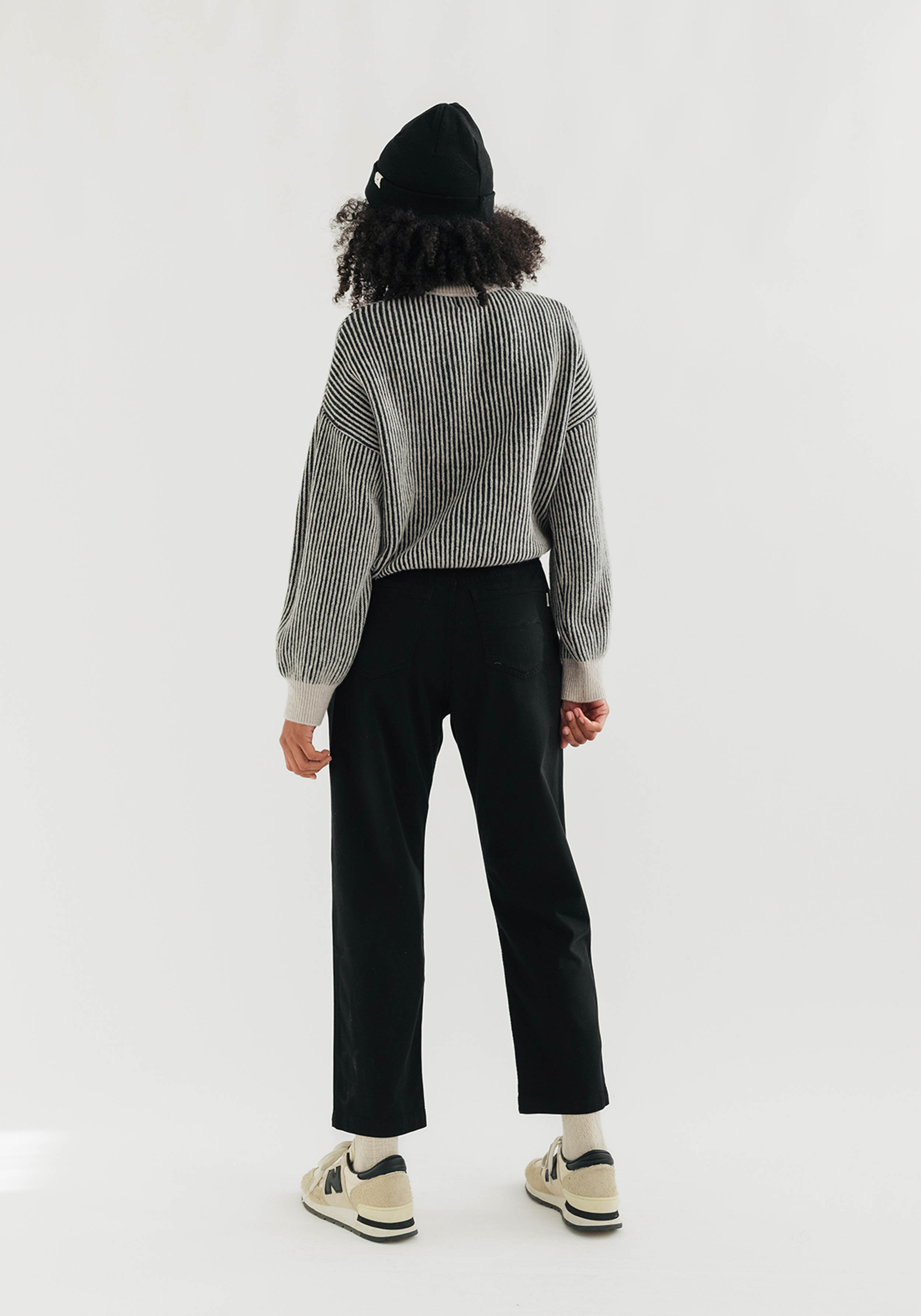 Twothirds Strickpullover Murvagh Black & White