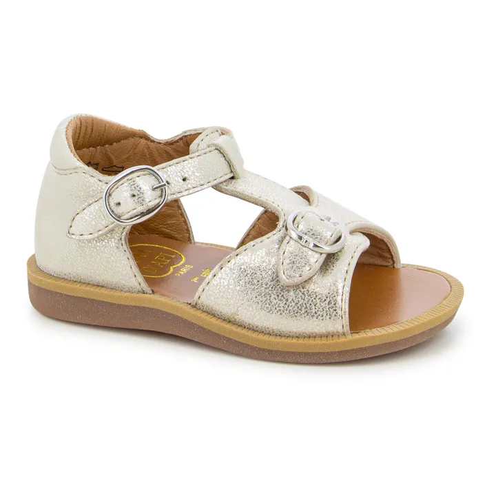 Pom d'Api Sandales Poppy Bucky | Doré