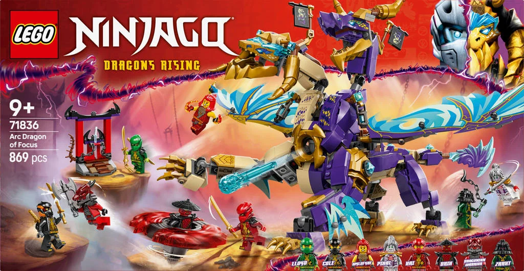 Mooie uitdagende set Lego!Boogdraak van Concentratie speelgoedset 71836