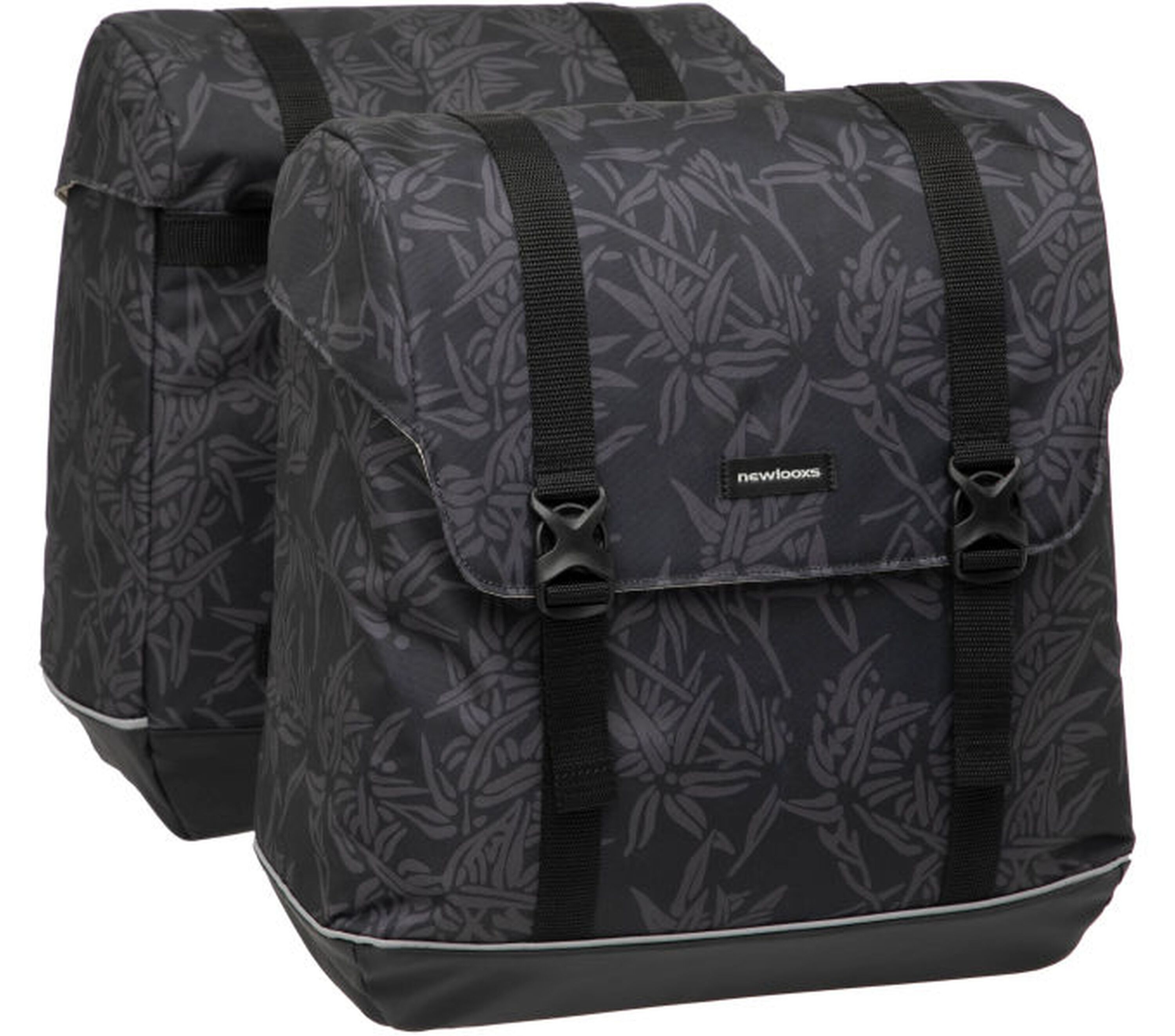 Doppelpacktasche Alba Bamboo, black