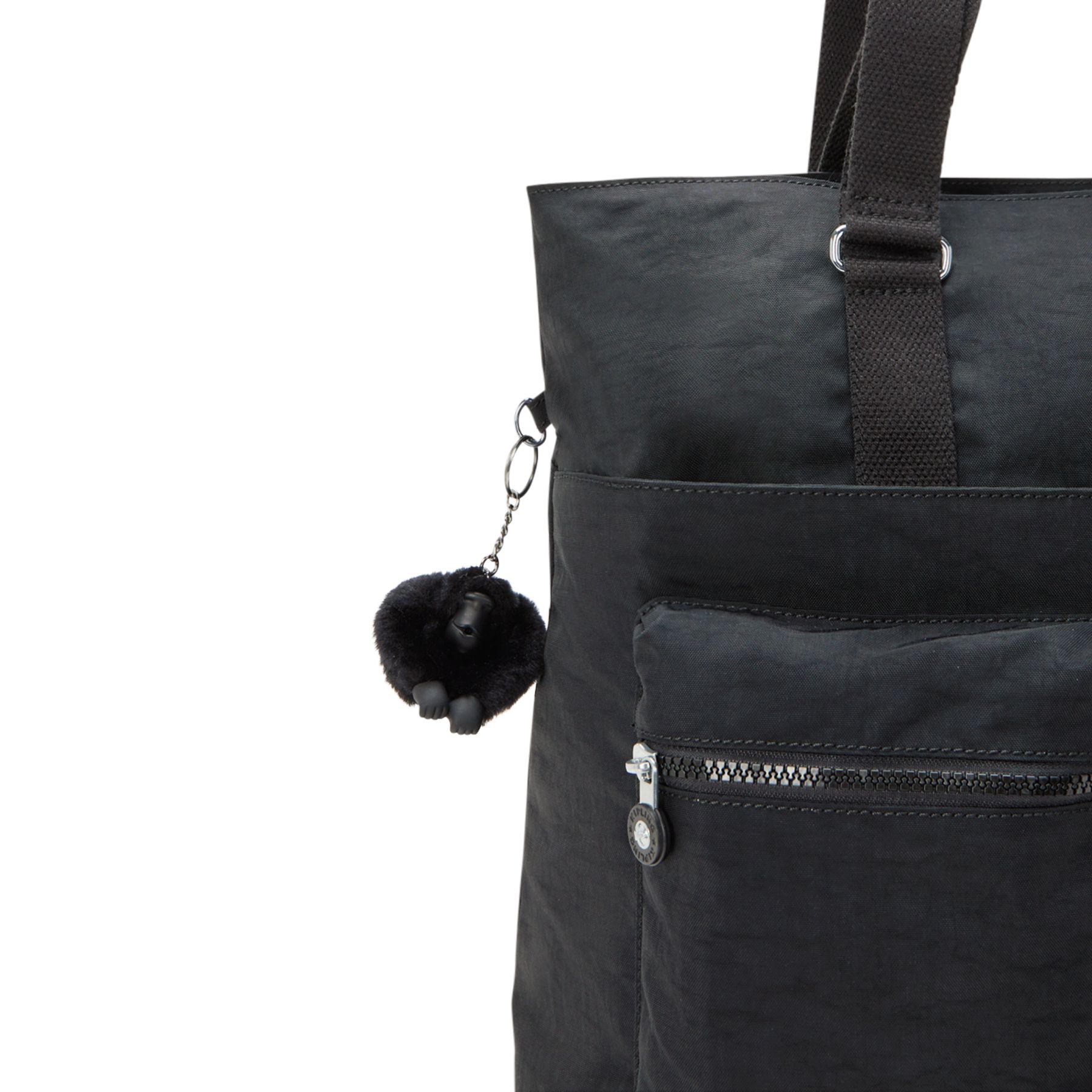 INDIA Grand fourre-tout avec compartiment pour ordinateur portable - Black Noir