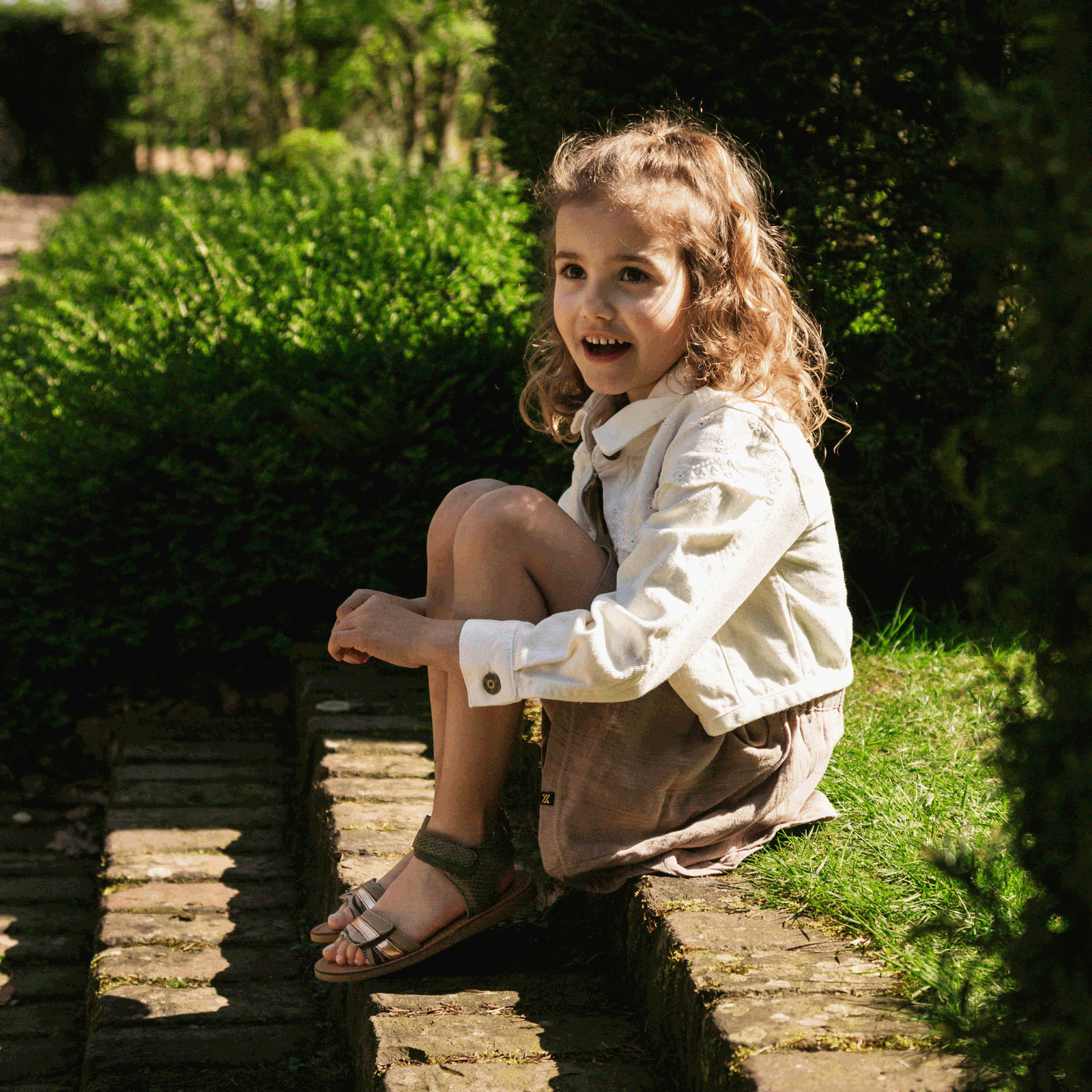 Shoesme groene sandaal Microleer | Sale