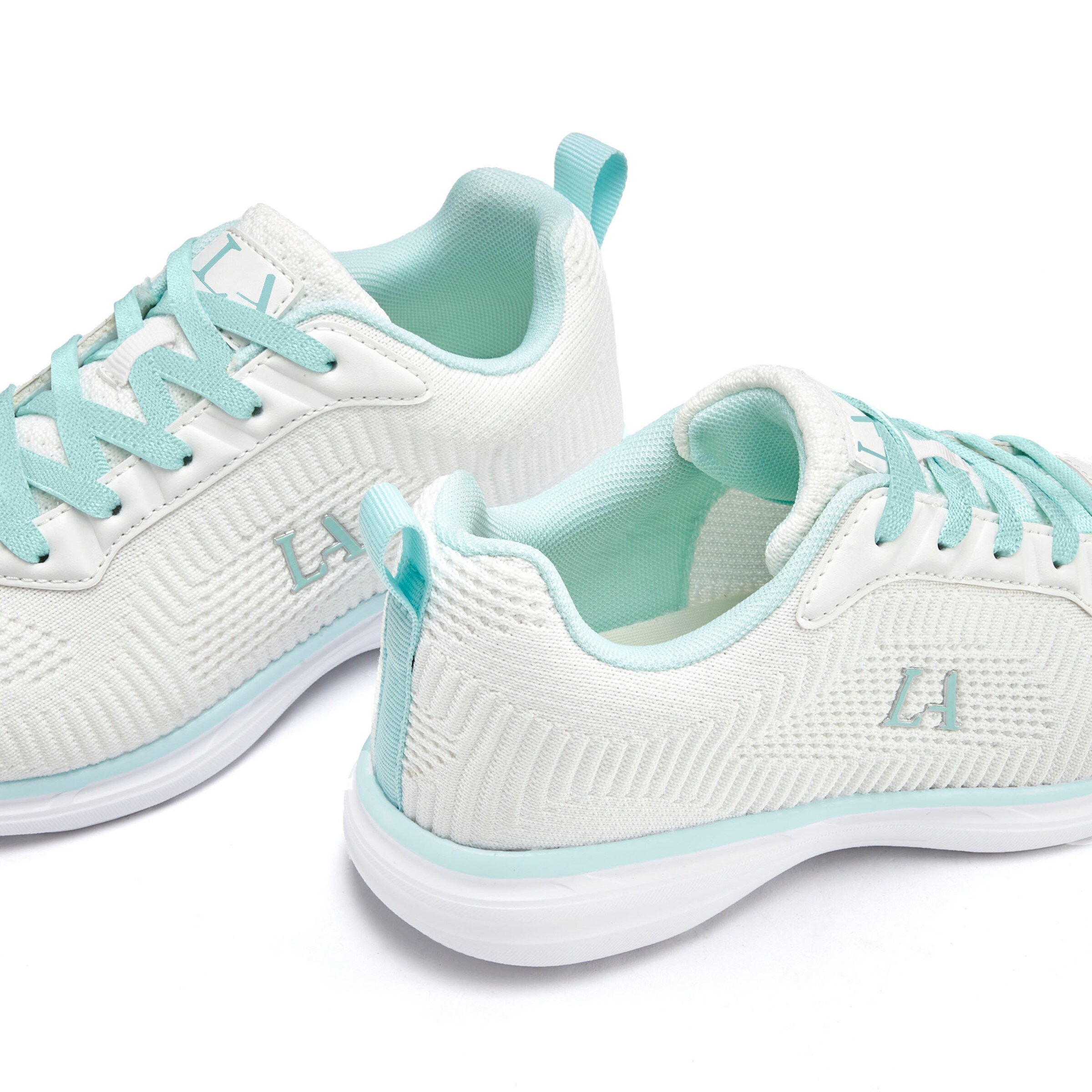 LASCANA Sneaker in weiß/mint