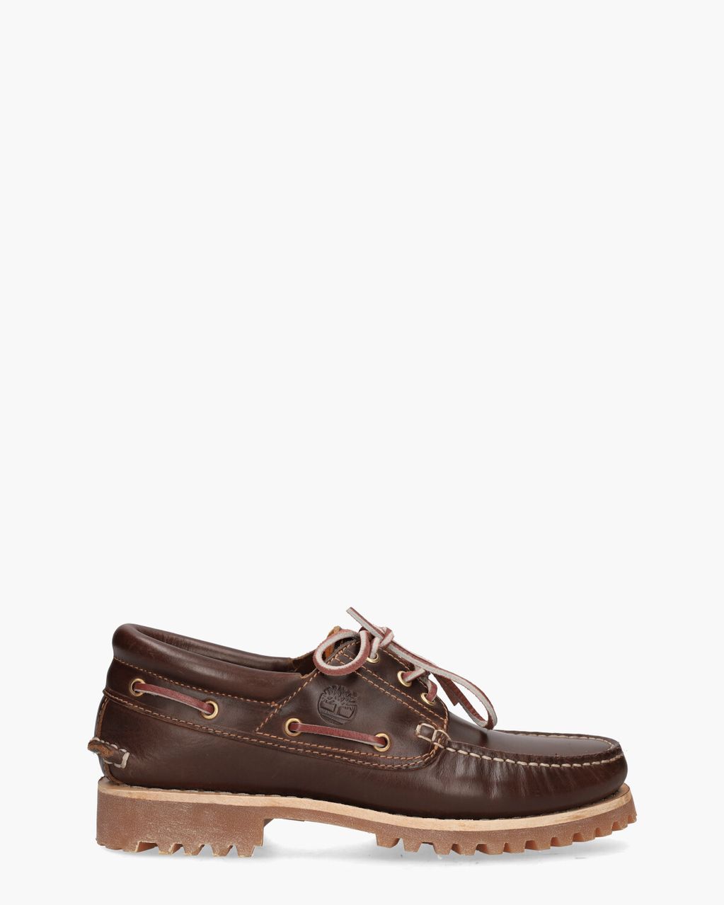 Timberland Authentics 3-Eye Classic Lug Boat Shoe Donkerbruin Heren Veterschoenen