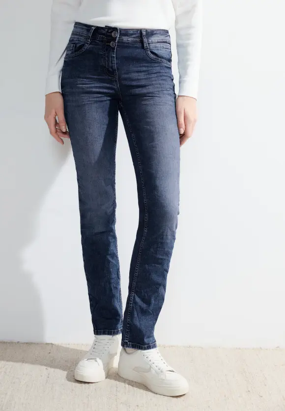 Slim Fit Jeans - mid blue wash