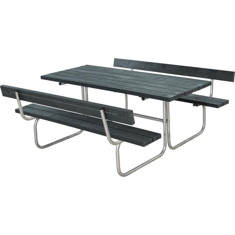 BENKESETT PLUS CLASSIC RETEX 2 RYGGSTØTTE 177X75CM GRÅ