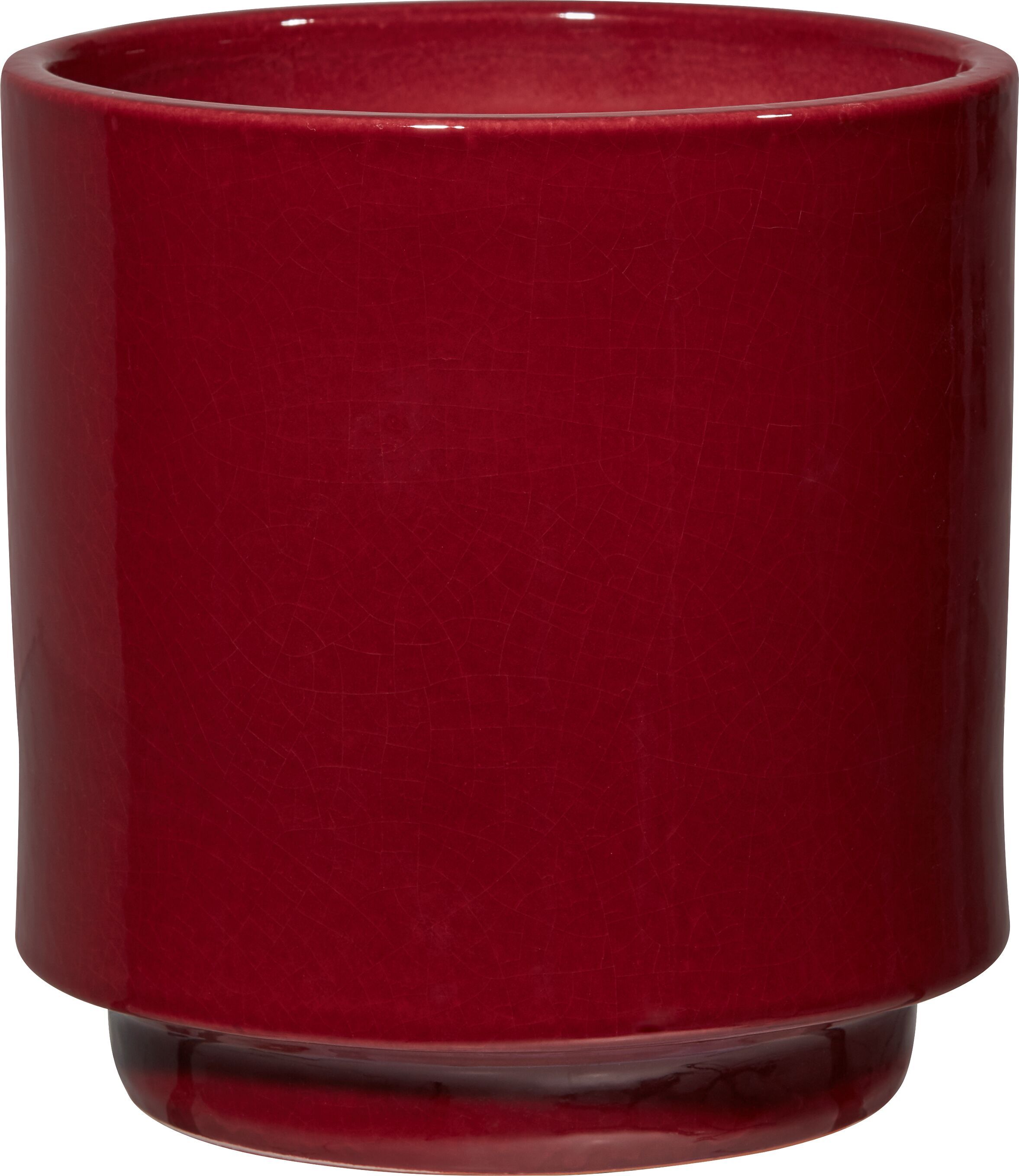 AMAYA Topf rot 18x17cm - Rot / H: 18.0 cm