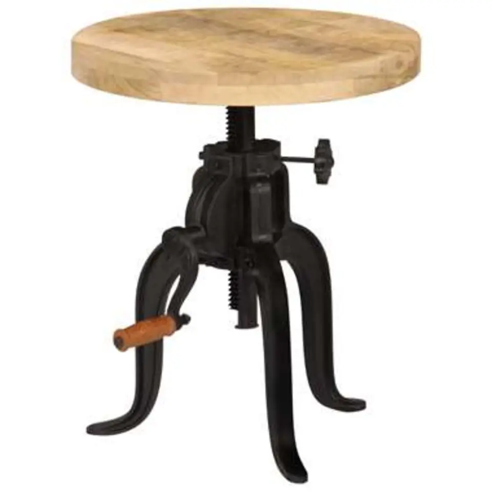 vidaXL - Bijzettafel - Bruin - Hout