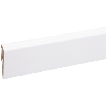 CANDO hoge plint kwartrond clip wit 1 x 5,6