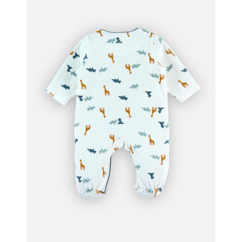 Tiga Stegi & Ops Pyjama Ops velours 1 mois - NOUKIE 'S