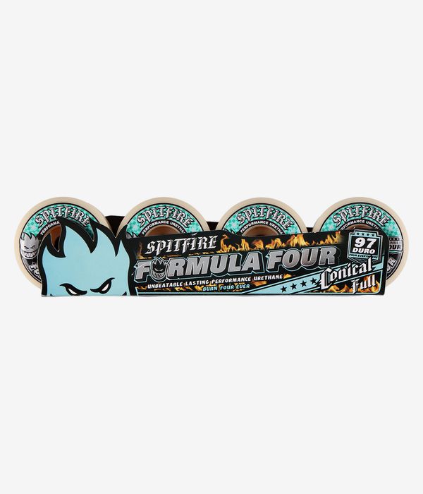 Spitfire Formula Four Conical Full Rollen (natural) 54 mm 97A 4er Pack