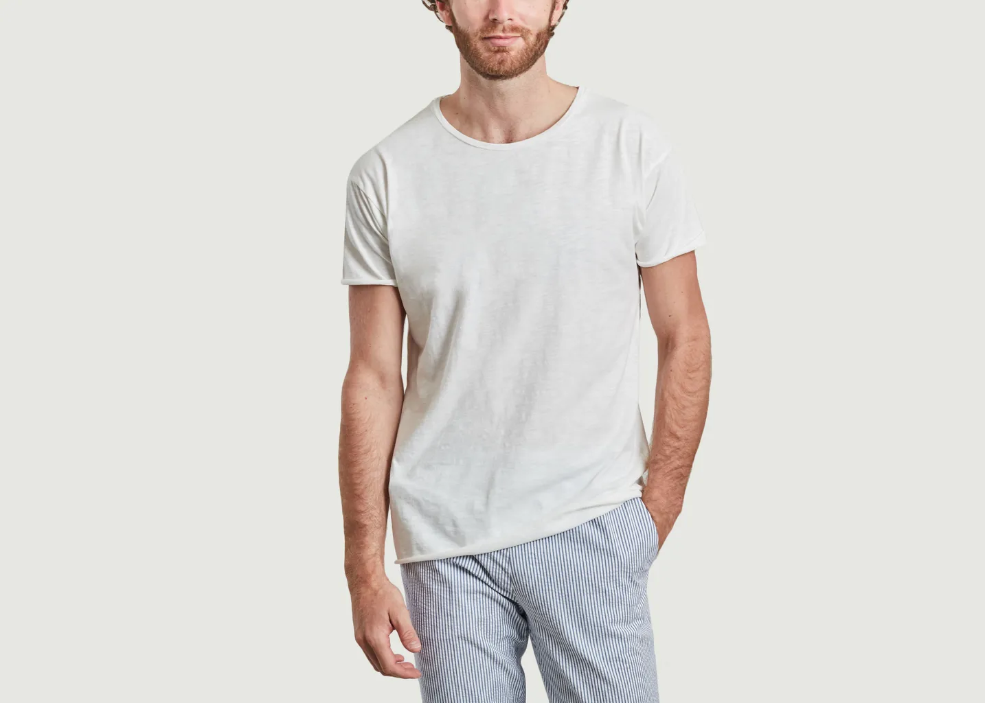 T-shirt flammé coupe relax Roger Nudie Jeans