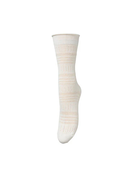 Becksöndergaard  Lucretia Wola strømper - Eggnog Off White