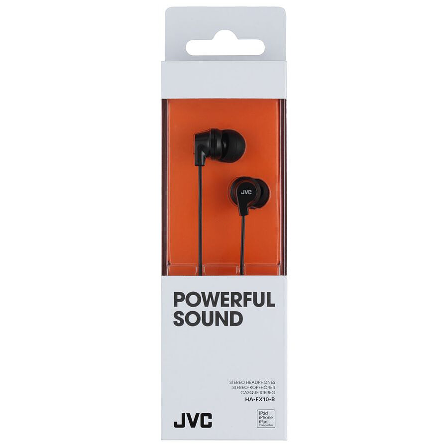JVC HA-FX10 Noir - Écouteurs