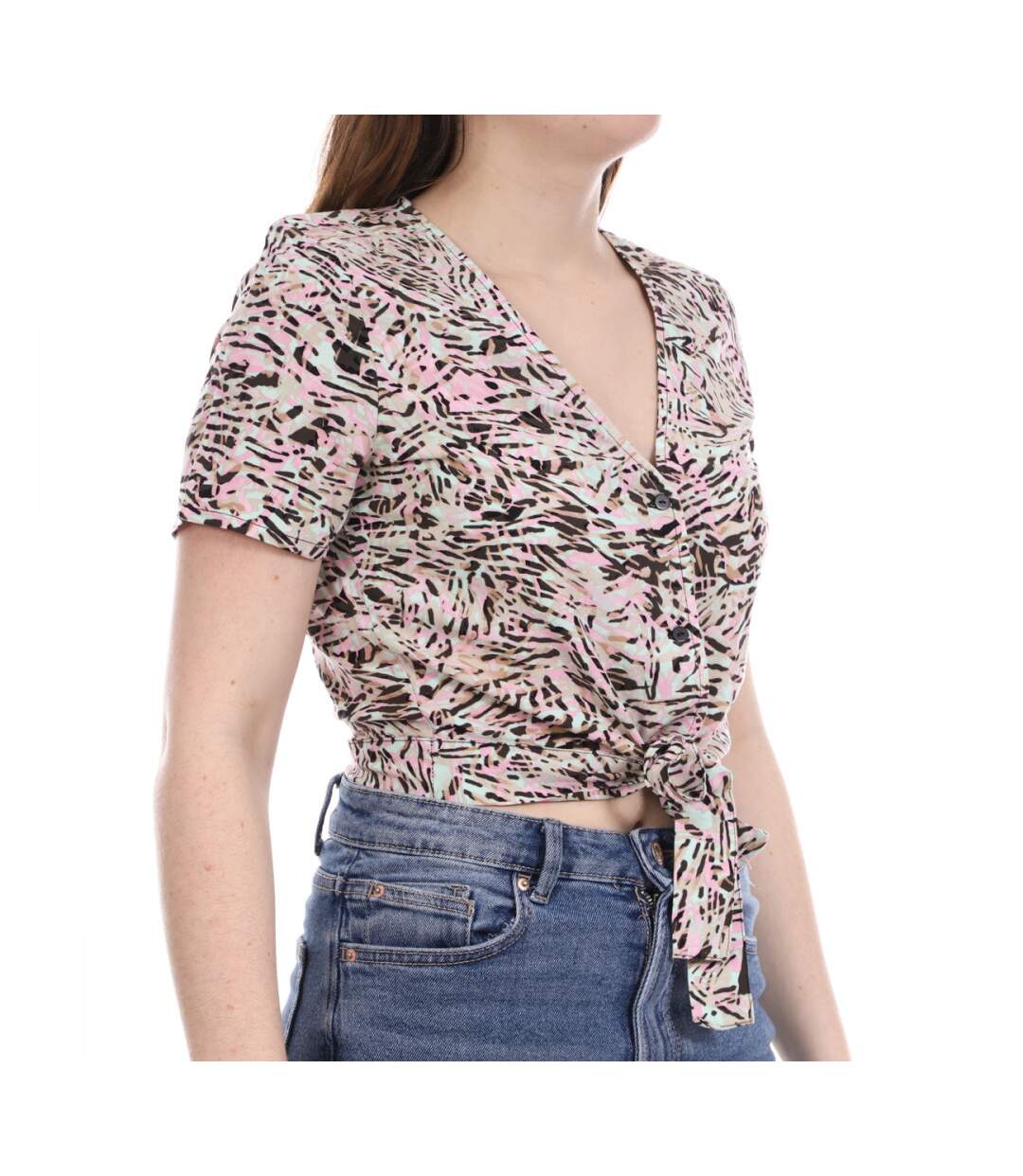 Blouse Rose/Turquoise/Beige Femme Vero Moda Easy