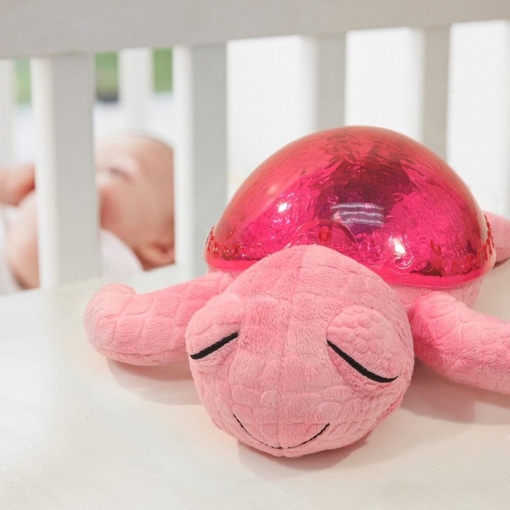 Cloud B - Skildpadde Natlampe Med Lyd - Pink