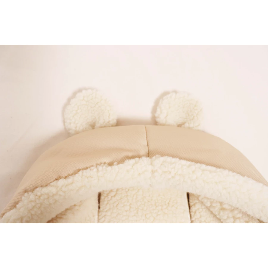 Kaiser Winterfußsack XL EARS WOOL marzipan