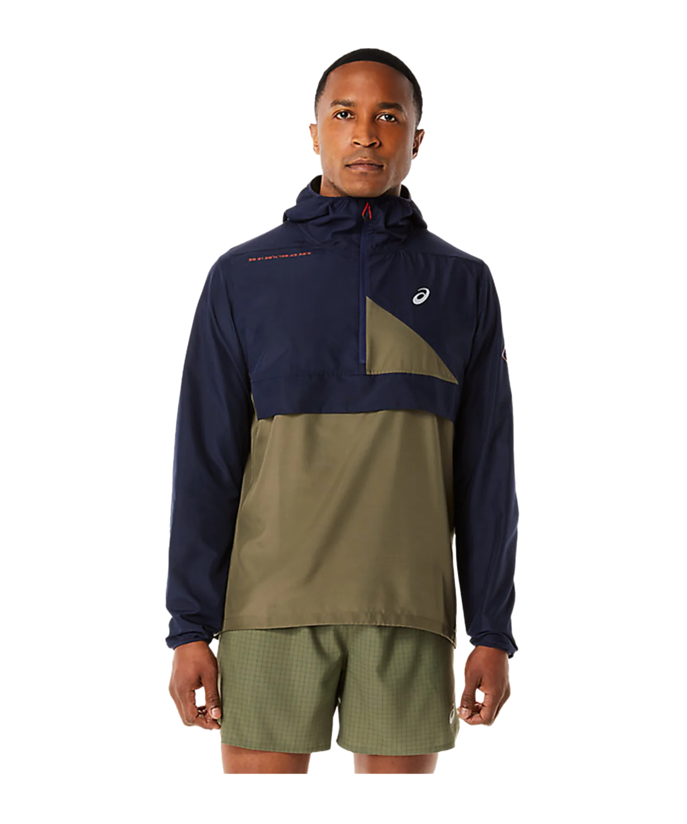 Asics Fujitrail Jacke Blau Grün F400