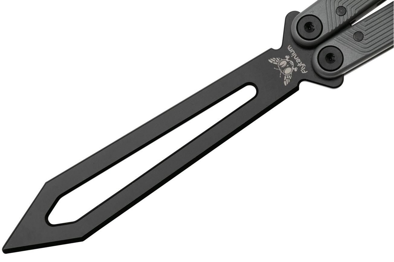 Flytanium Zenith Trainer 2.0 1385GGB Black, Gunmetal Gray Aluminum, vlindermes trainer