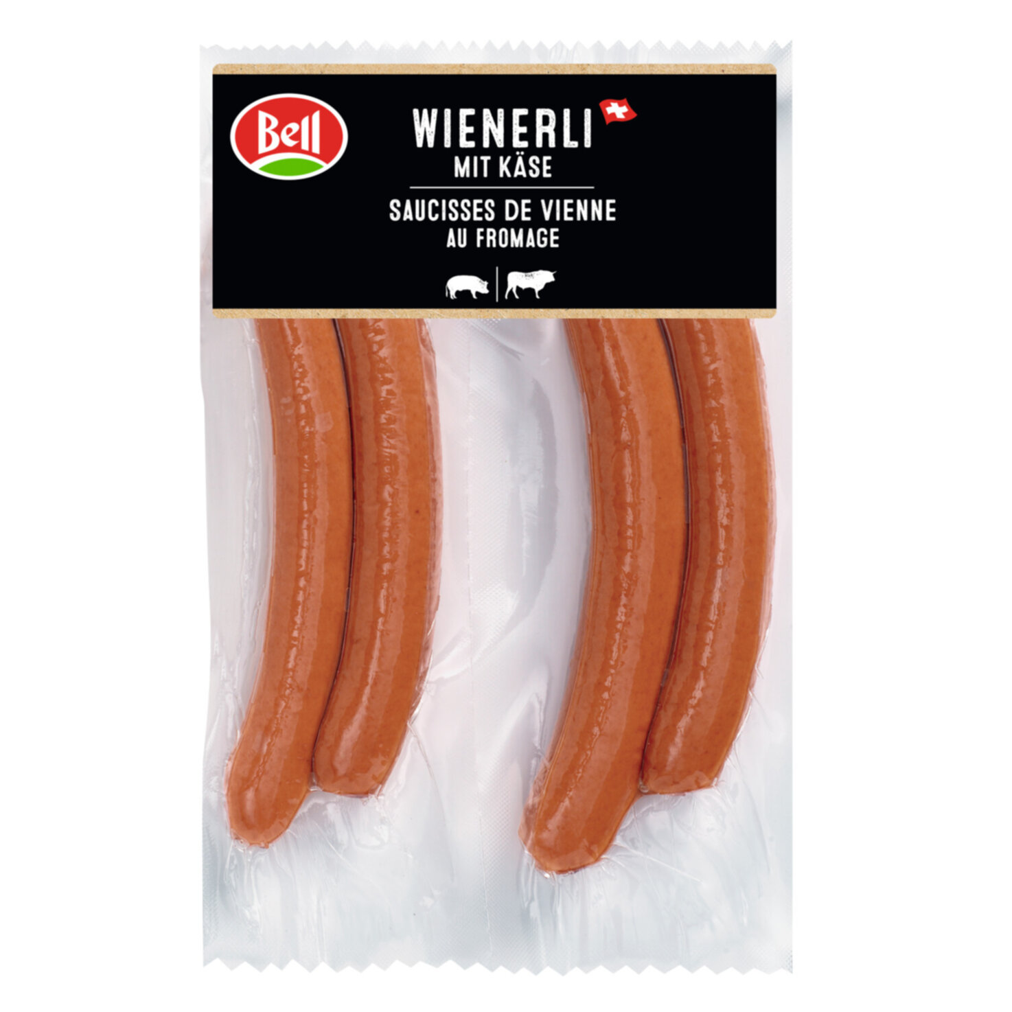 Bell Wienerli mit Käse 4X50g