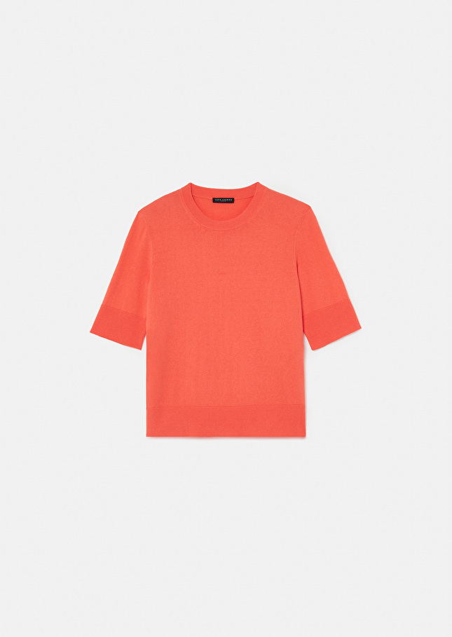 Pull Paolinecorail en laine et coton