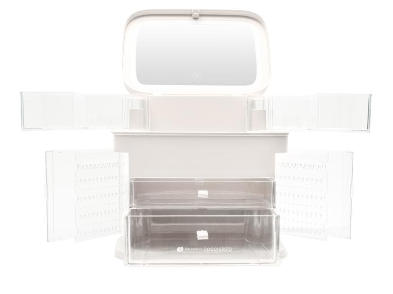 Rio Make-up Organizer Ultimate Beauty Storage Box Kosmetikbox mit Schminkspiegel