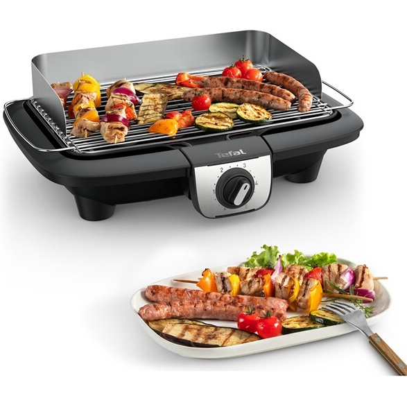 Barbecue Tefal BG90A810 EASYGRILL ADJUST INOX TABLE THERMOSTAT REGLABLE 2300 W