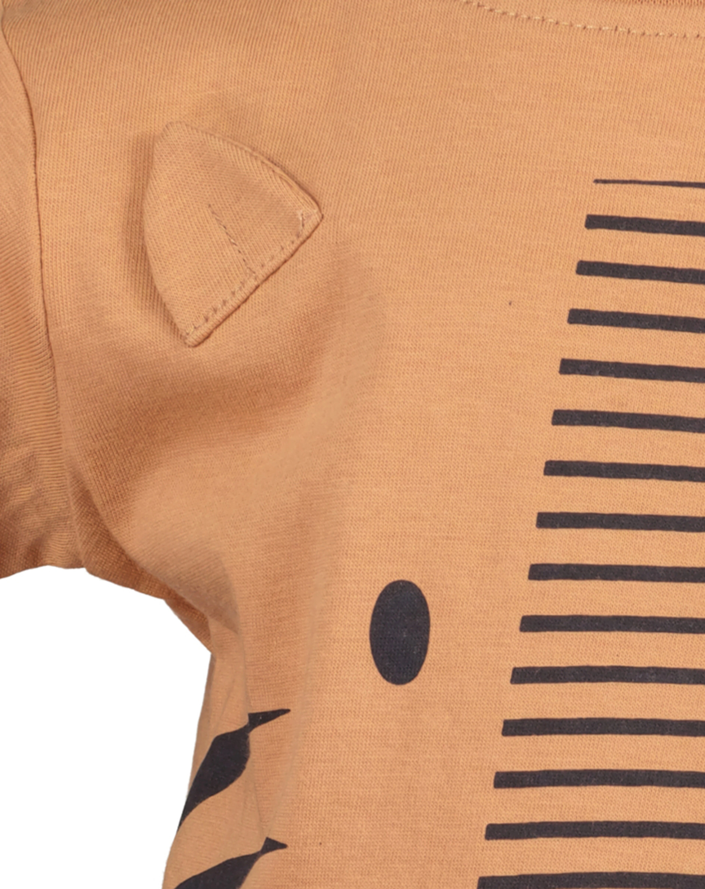 T-Shirt LITTLE TIGER mit Shorts in kupfer