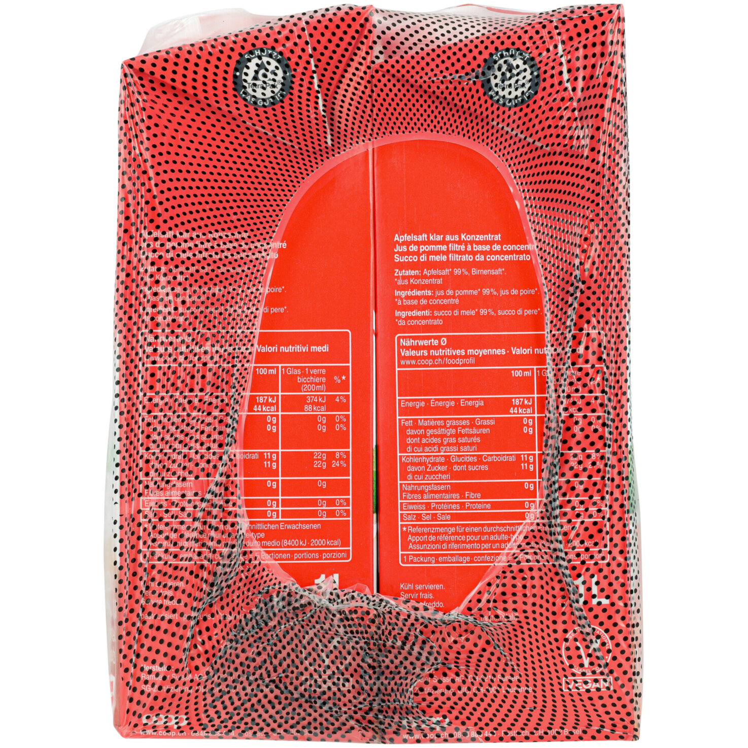 Schweizer Apfelsaft 4x1l