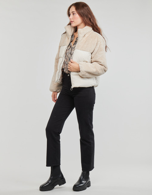 Only - ONLWANJA FUR PUFFER MIX JACKET CC OTW Beige