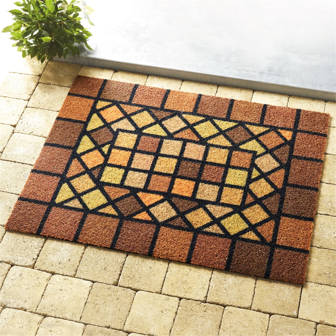 Paillasson mosaïque