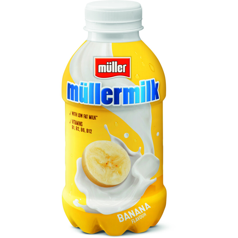 Müller Mullermilk banaan smaak