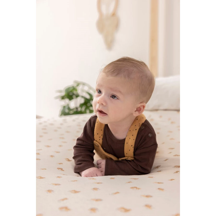 Feetje Langarmshirt Tiny Roar Braun
