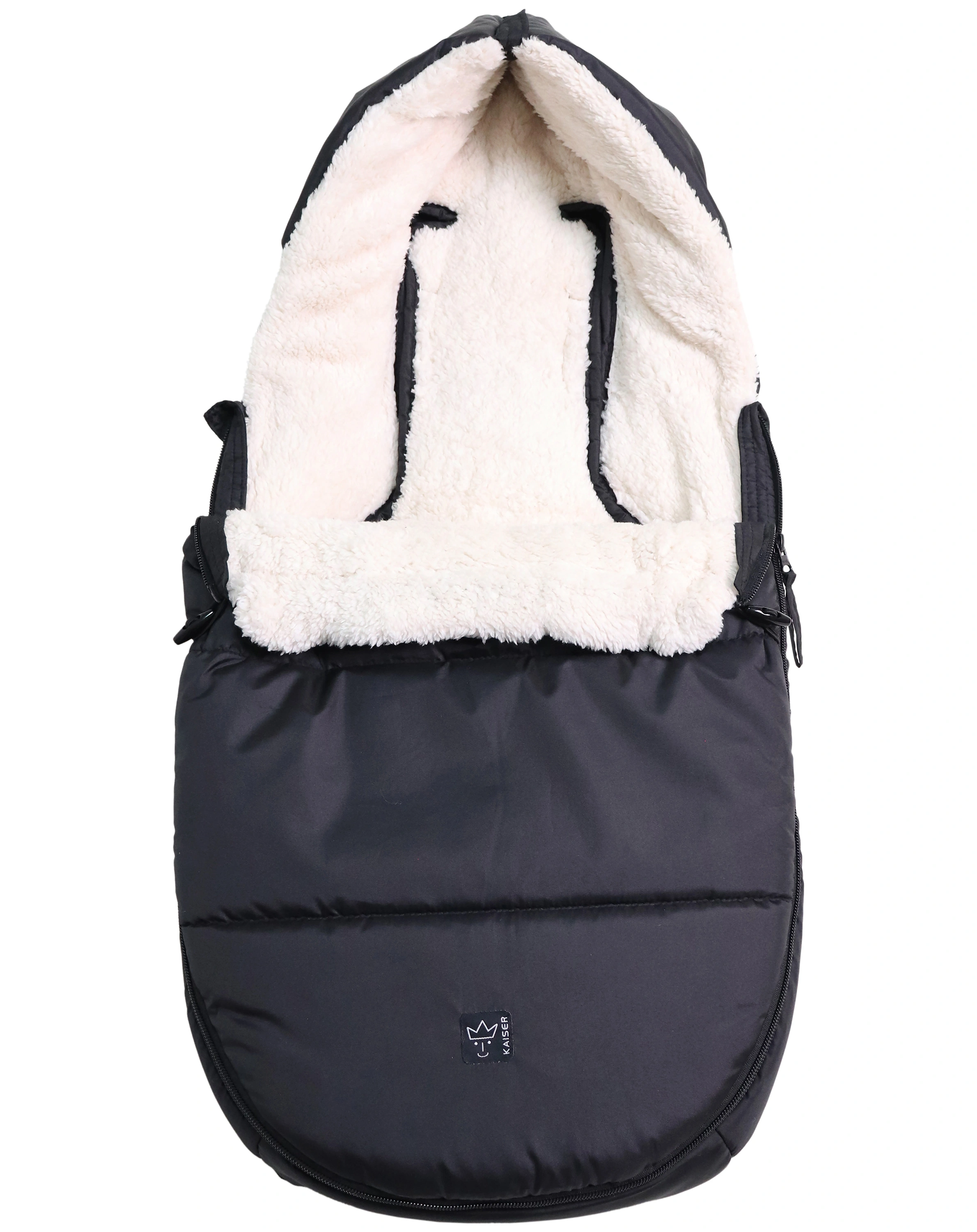 Babyschalen-Fußsack HOODY 2.0 in black