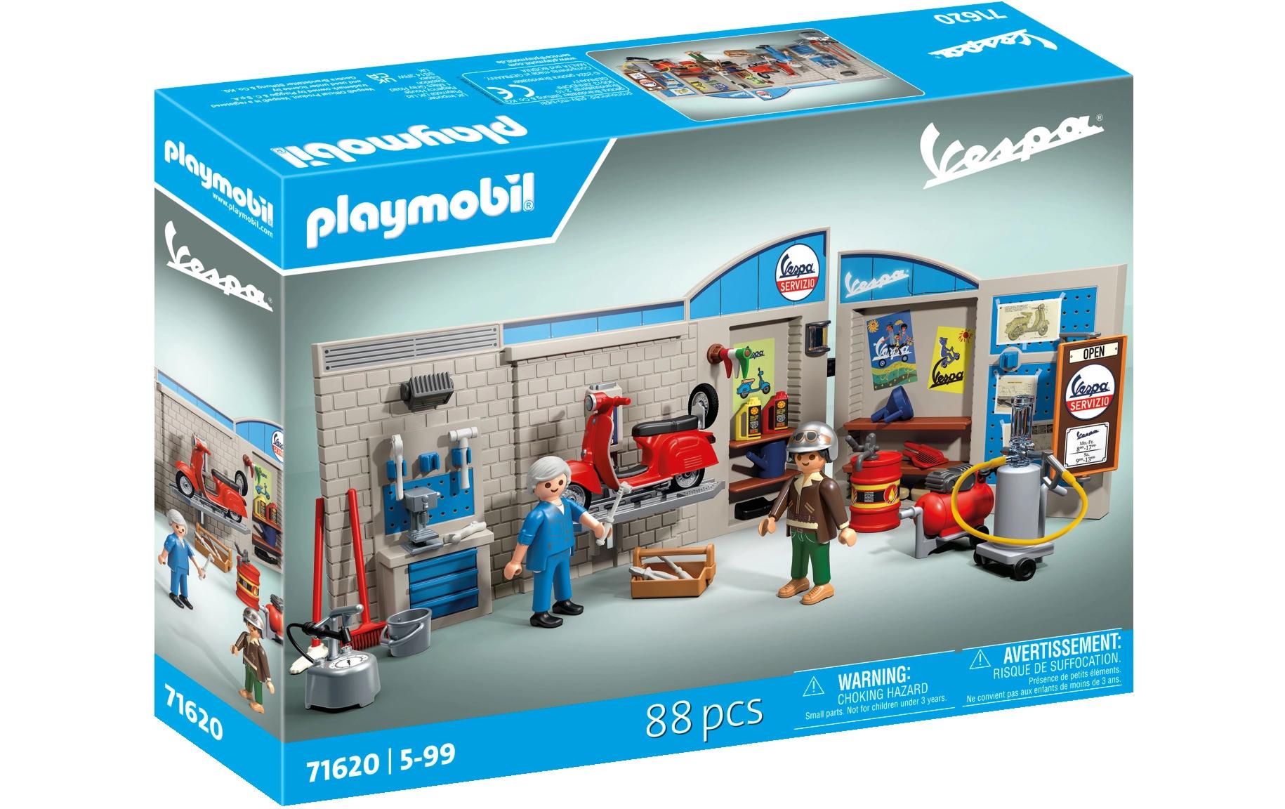 Vespa 60er Garage 71620Retro Mechaniker Spielset