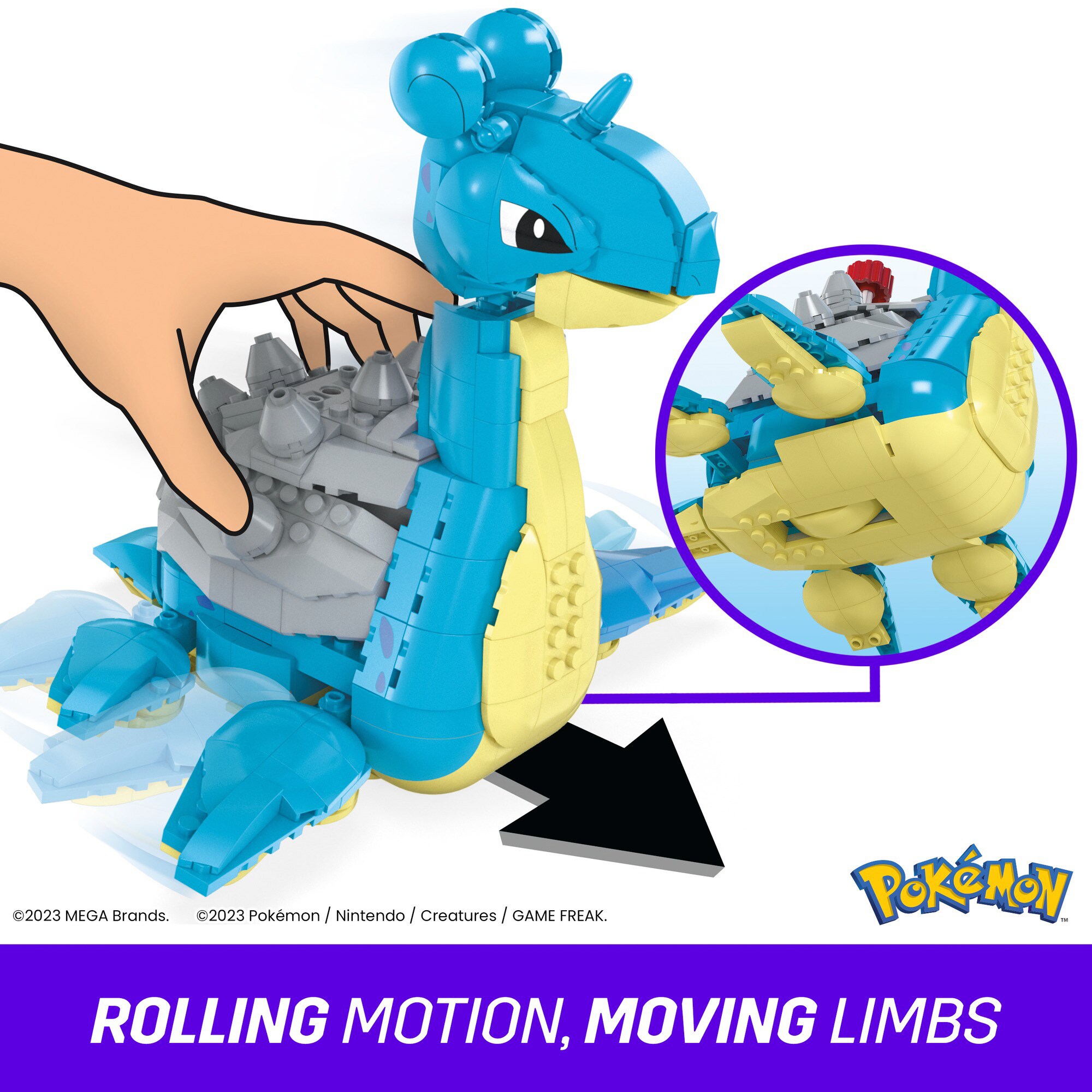 Mattel Konstruktionsspielzeug MEGA Pokémon Lapras