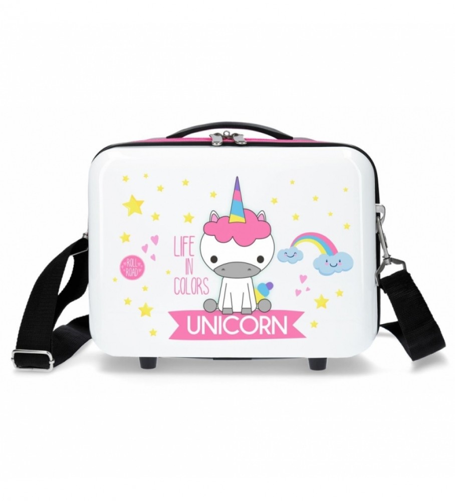 Roll Road Neceser ABS Roll Road Little Me Unicórnio Multicolorido - 29x21x15cm -