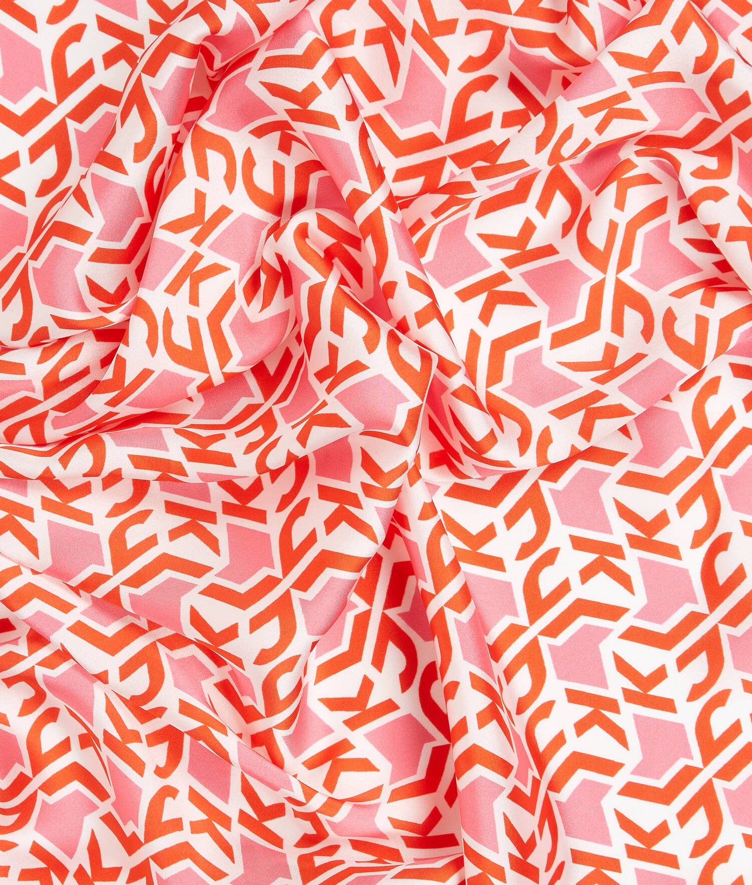 FOULARD BANDANA MONOGRAM - Monogramme rouge sur toute la surface